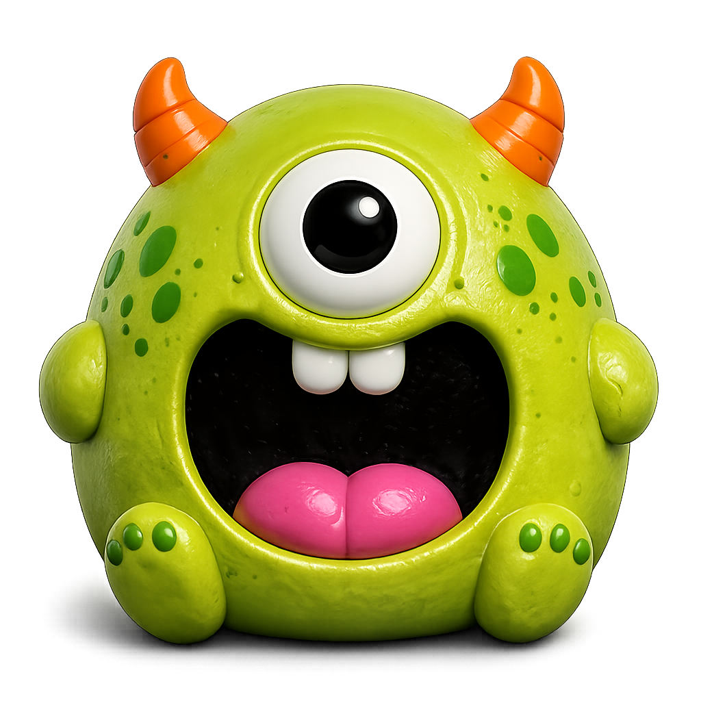 Fun Doh JUMBO Mash Monsters Squishy Fidget Toy - 6/Display