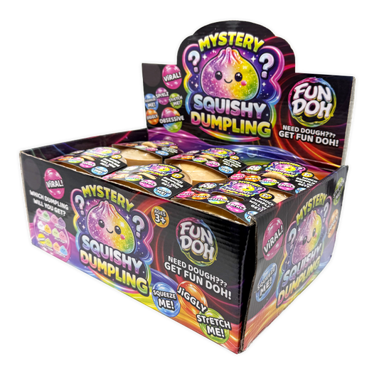 Fun Doh Mystery Dumpling Squishies | 12-Piece Retail Display