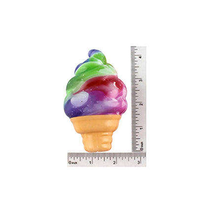 Rainbow Ice Cream Cone Squeeze Squishy Stress Relief Toy