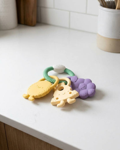 Itzy Trio™ Multi-textured Silicone Teether Charcuterie