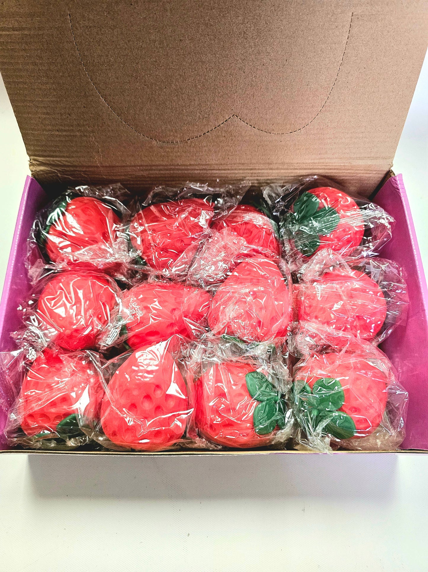 Strawberry Squishy Fidget Toy for Stress Relief