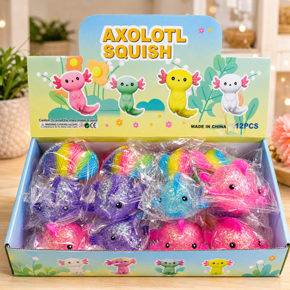 Maltose Glitter Goldfish Squishy, Stress Relief Fidget Toy
