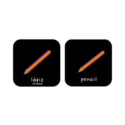Minilingo Spanish/English Bilingual Flashcards for Kids