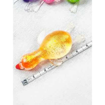 Rainbow Duck Maltose Squishy Toy