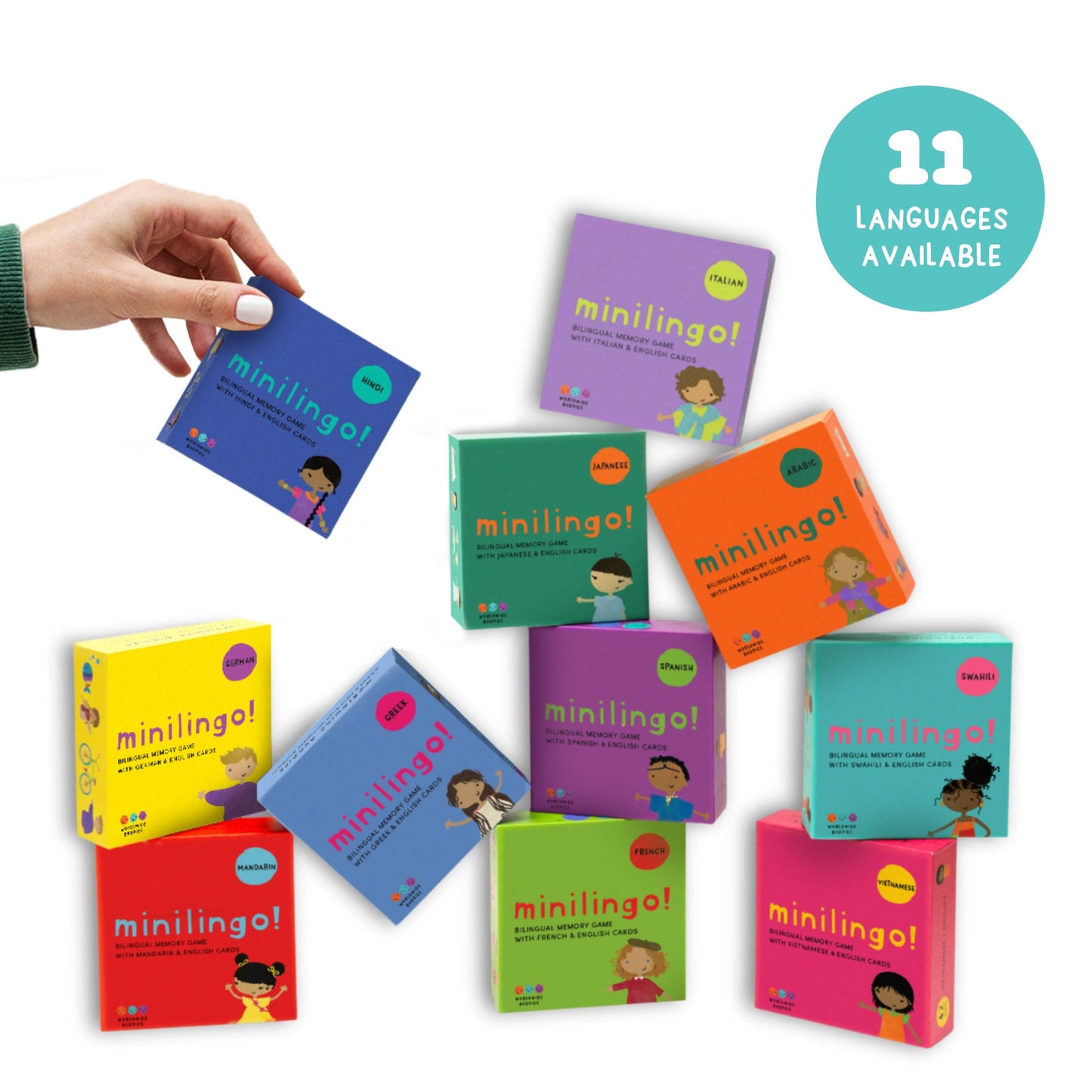 Minilingo Spanish/English Bilingual Flashcards for Kids