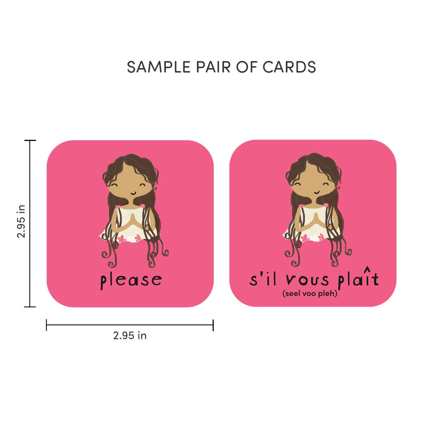 Minilingo Bilingual French/English Flashcards for Kids