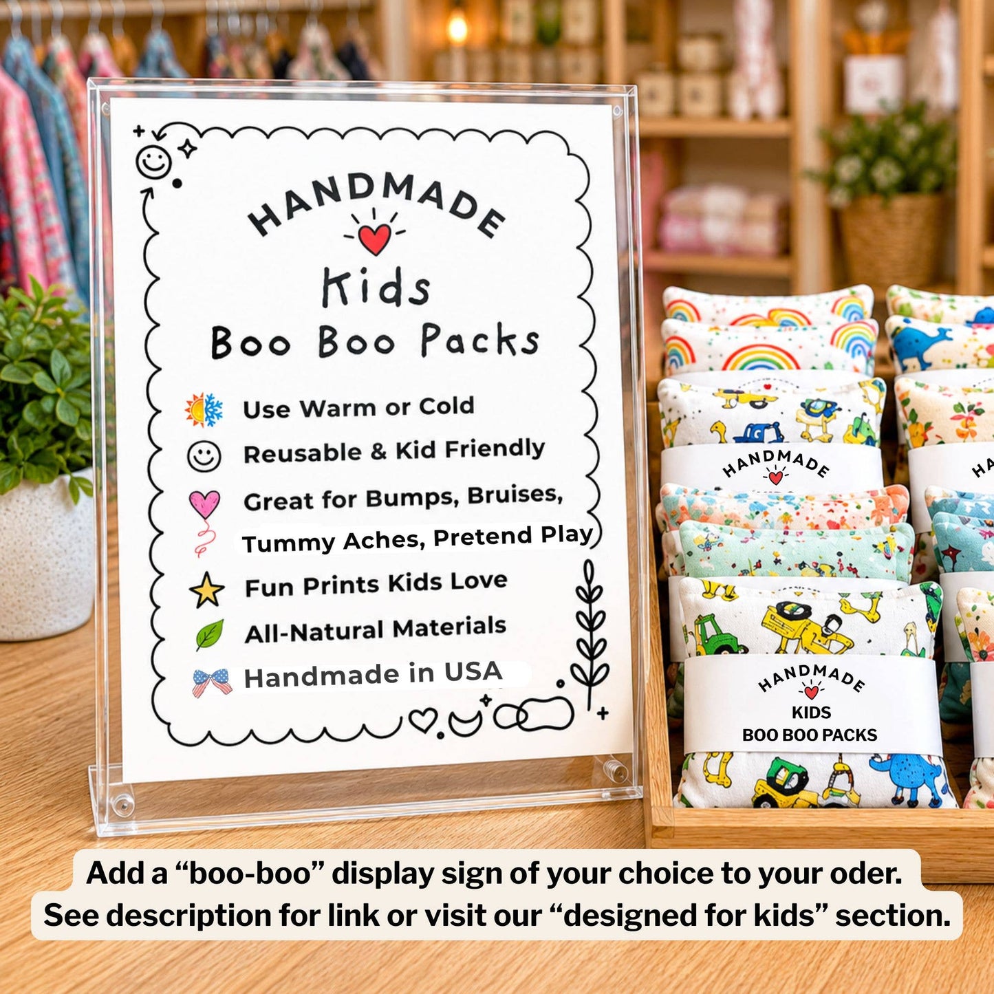 Boo Boo Bag For Kids ⋆ Hot Cold Rice Pack Minis Assorted 2pc