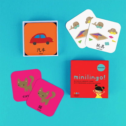 Minilingo Mandarin/English Bilingual Flashcards