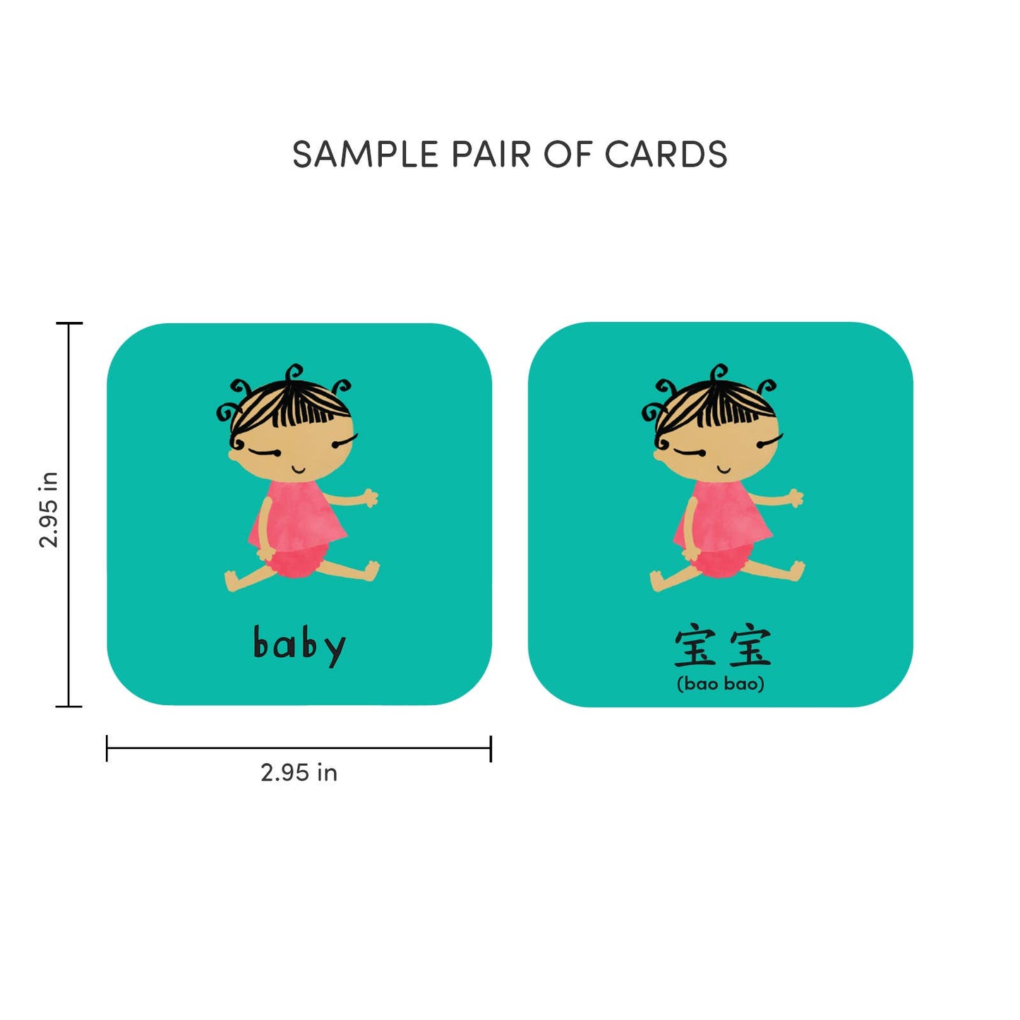 Minilingo Mandarin/English Bilingual Flashcards
