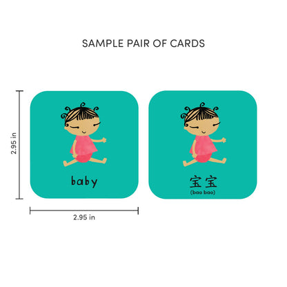 Minilingo Mandarin/English Bilingual Flashcards