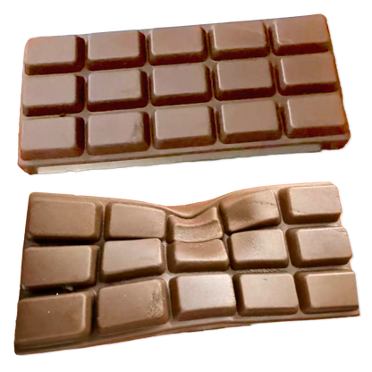 Fun Doh Slow Rise Scented Squishy Chocolate Bar - 12/Display
