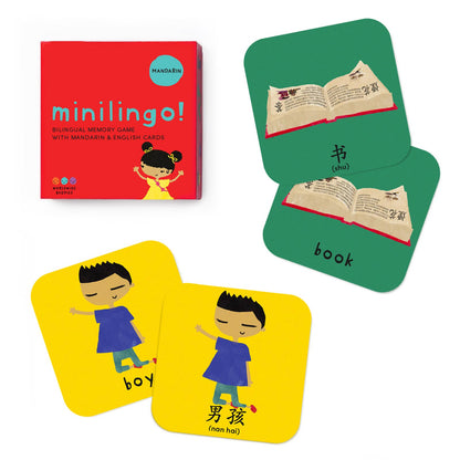 Minilingo Mandarin/English Bilingual Flashcards