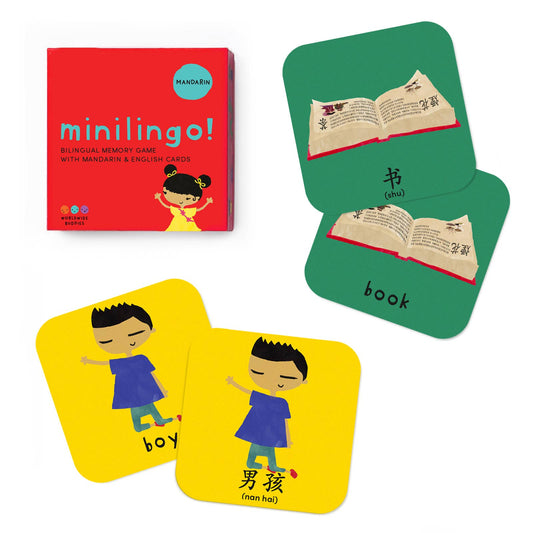 Minilingo Mandarin/English Bilingual Flashcards